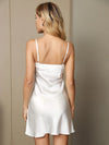 100% Mulberry Silk Spaghetti Strap Short Nightgown