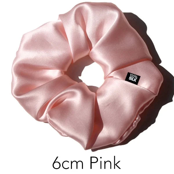 100% Mulberry Silk Oversized Hair Scrunchie