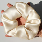 100% Mulberry Silk Oversized Hair Scrunchie