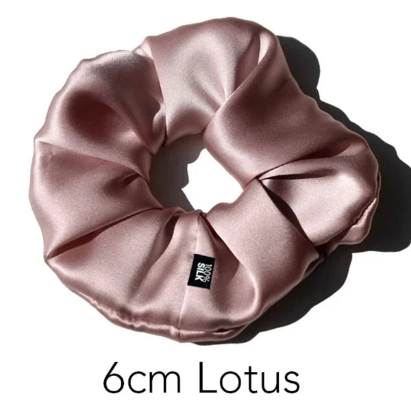 100% Mulberry Silk Oversized Hair Scrunchie