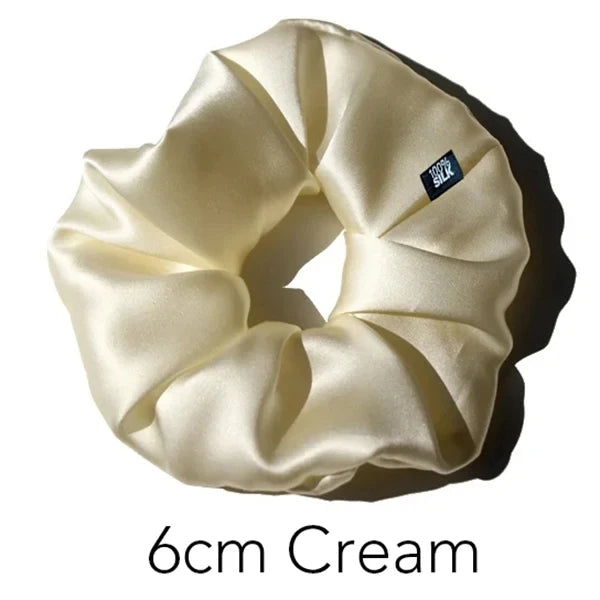 100% Mulberry Silk Oversized Hair Scrunchie