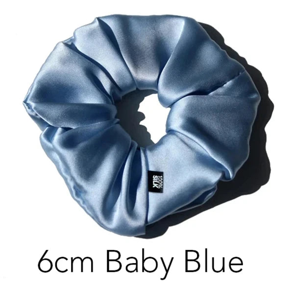 100% Mulberry Silk Oversized Hair Scrunchie