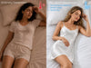 100% Mulberry Silk Spaghetti Strap Short Nightgown
